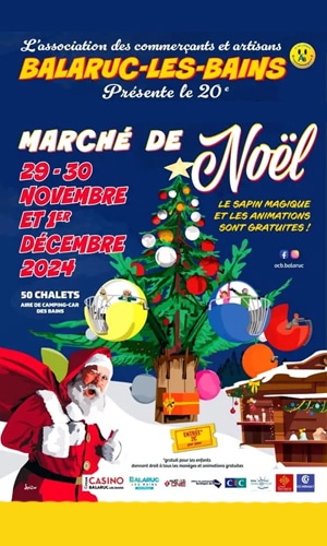 Balaruc les bains marché de noël