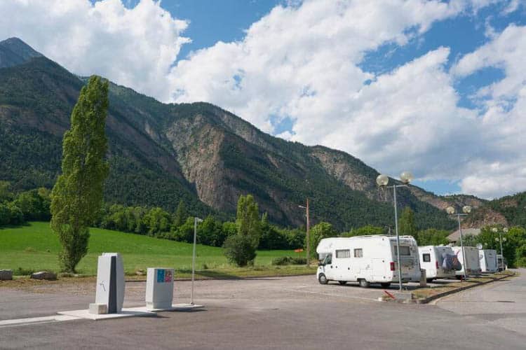 Jausiers aire pour camping-cars 4