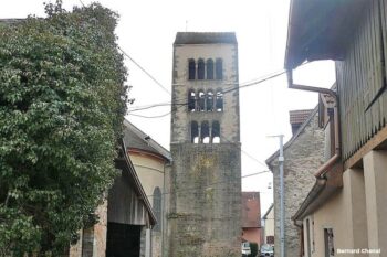 Clocher église Saint-Étien Osenbachne