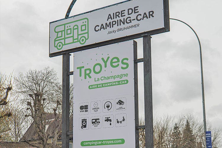 Troyes aire pour camping-cars