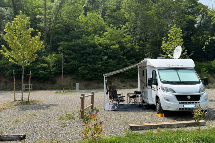 Le Cheylard aire pour camping-cars