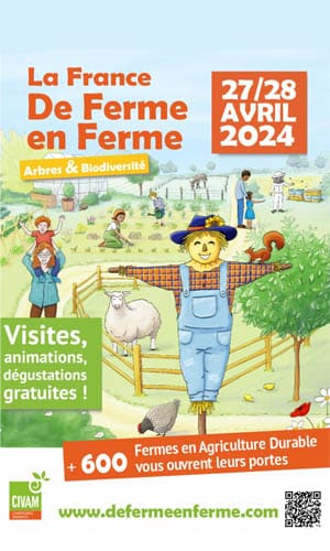 Affiche de La France de ferme en ferme à Lamastre