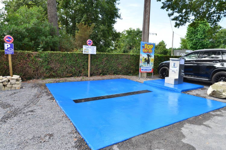 Sanguinet aire pour camping cars camping 50.
