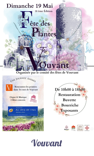 18ᵉ édition Organistes en herbe – Fête des plantes à Vouvant