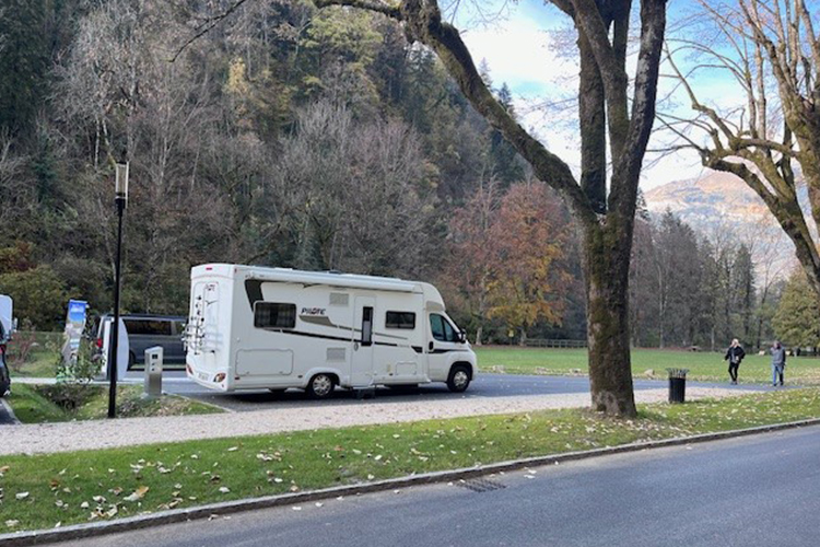 Saint Gervais les Bains thermes aire pour camping-cars