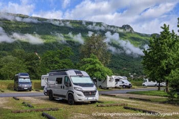 Bourget du Lac aire pour camping-cars