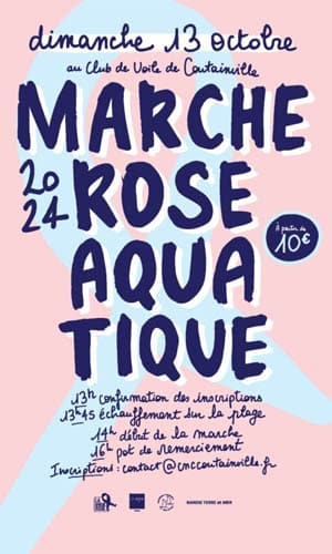 Agon coutainville marche rose aquatique