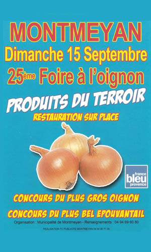 25e foire de l’oignon à Montmeyan