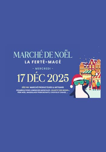 Affiche Marché de Noël La Ferté-Macé