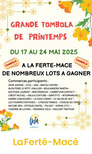 Ferté-Macé graande tombola printemps 2025