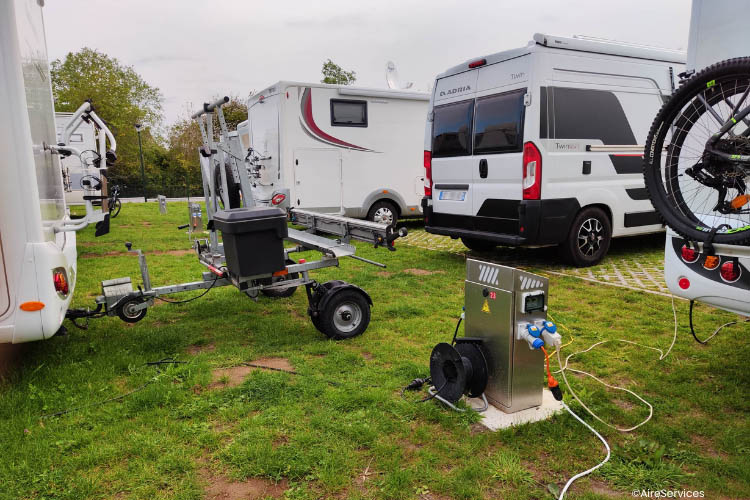 Fort-Mahon-Plage aire pour camping-cars