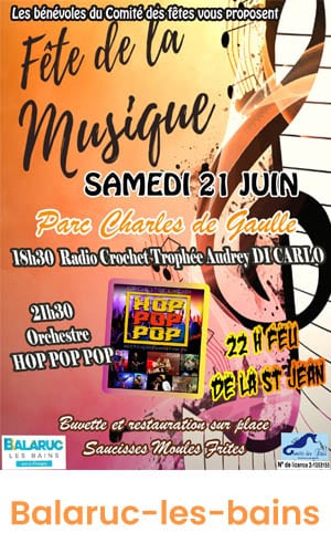 Balaruc les Bains fête de la musique