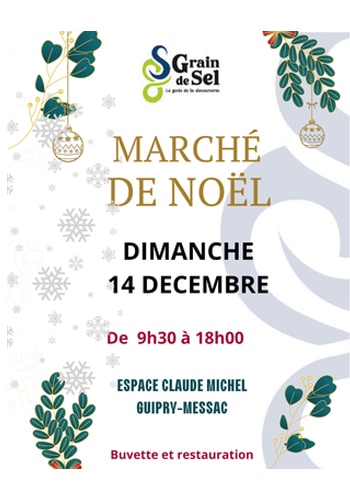 Affiche Guipry-Messac Marché de Noel