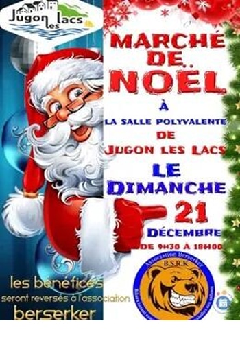 Affiche Marché de Noël Jugon-Les-Lacs