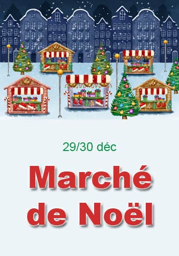 Affiche Marché de Noël Lamarque