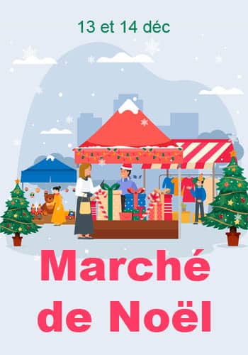 Affiche Marché de Noël à Guichen Pont Réan