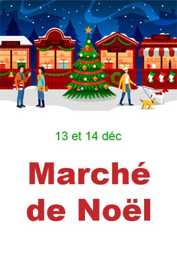 Affiche Marché de Noël Ploudalmézeau