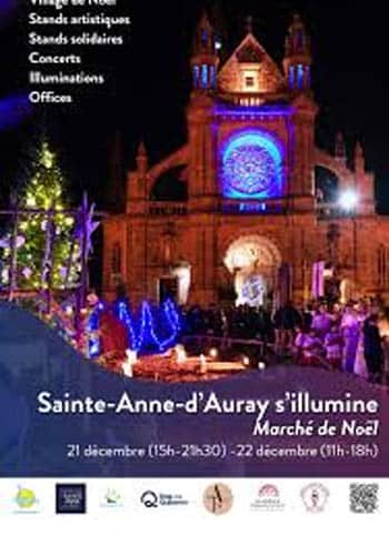 Affiche Marché de Noël St-Anne-D'Auray