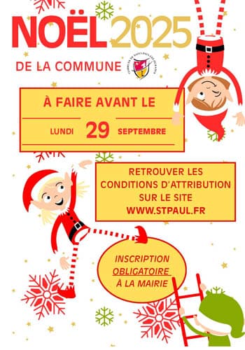Affiche Marché de Noël St Paul